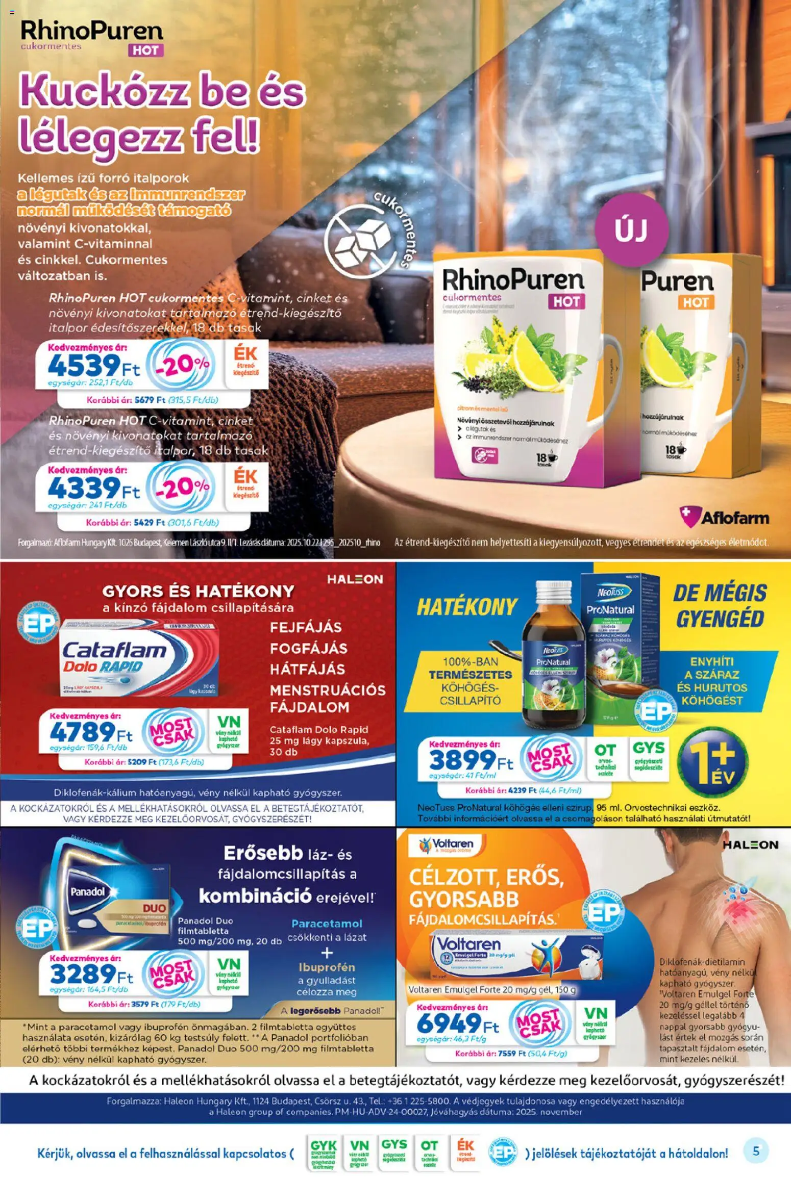 Gyöngy Patikák akciós ujság - amely érvényes a következő dátumtól: 01.01.2026 | Oldal: 5 | Termékek: Italpor, Citrom