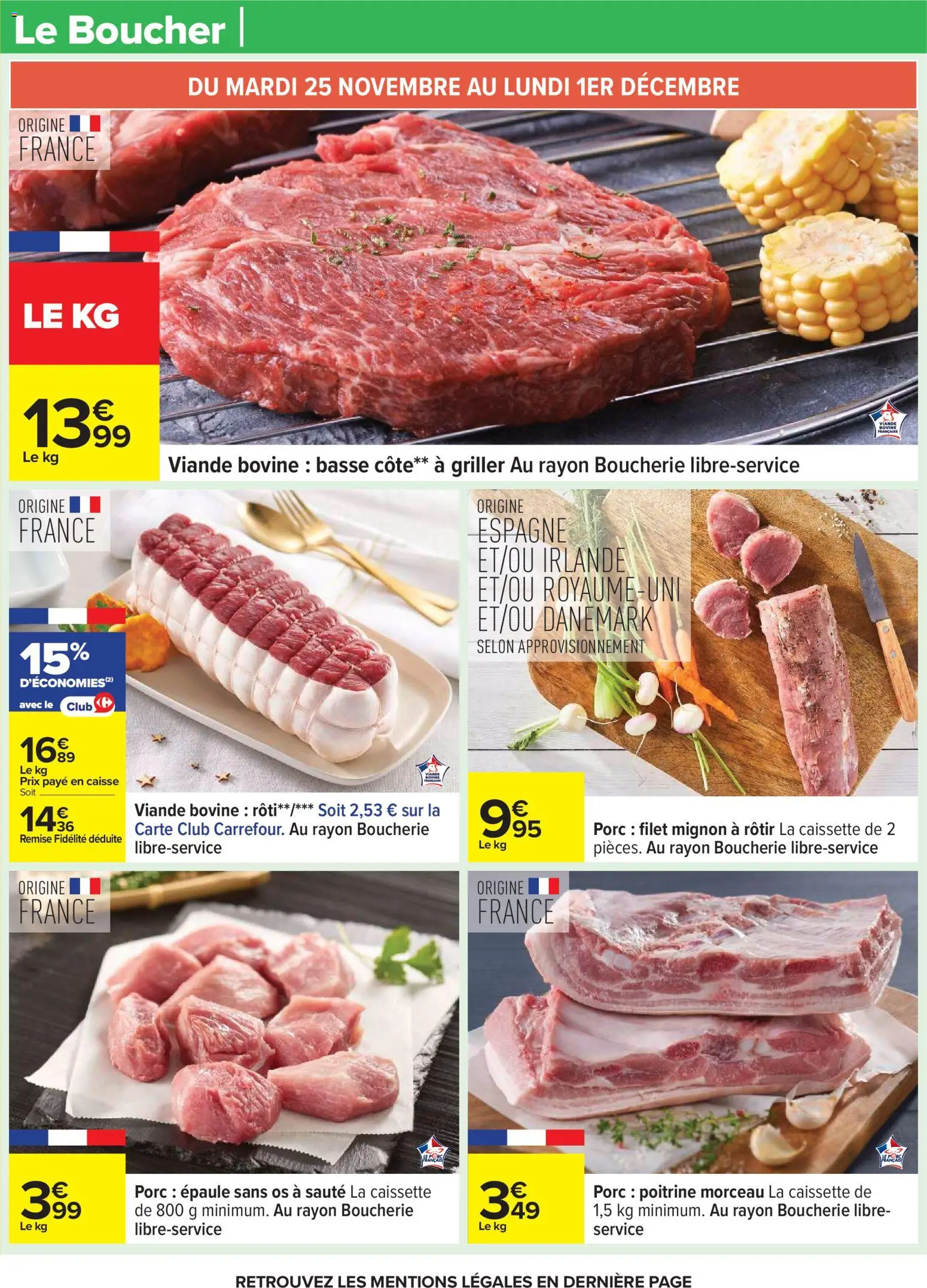 {H1} | Page: 15 | Produits: Viande, Filet mignon, Porc, Porc filet mignon
