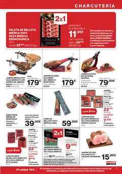 Vista previa Supercor folleto válido desde el 07.01.2026 | Página: 5 | Productos: Jamón ibérico, Jamón cocido, Té, Νυχτικό