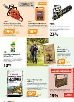 K-Rauta-mainoslehti voimassa 04.03.2026 alkaen | Sivu: 34 | Tuotteet: Moottorisaha, Polttopuut, Lannoite