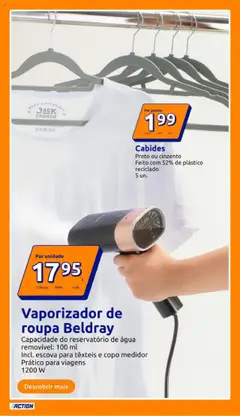Action - folheto │ válido de 16.07.2025 | Página: 10 | Produtos: Agua, Cabides