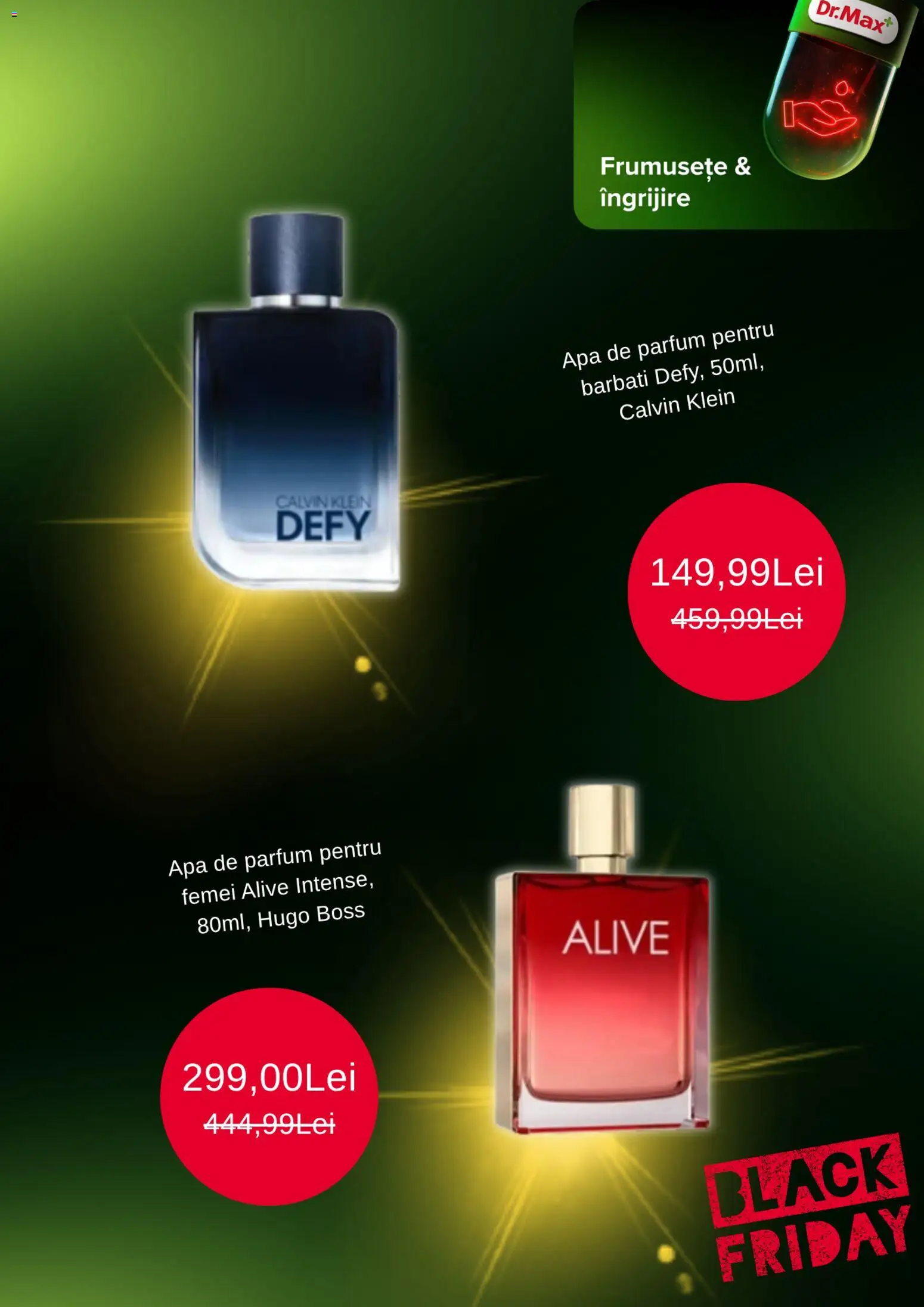 Noul catalog Dr.Max – valabil de la 07.11.2025 | Pagină: 6 | Produse: Apă de parfum, Parfum, Apă