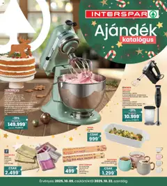 Interspar Ajándék katalógus - amely érvényes a következő dátumtól: 09.10.2025