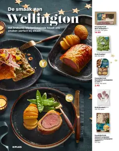 Feestelijk PLUS Gekoeld verspakket tompouces champignon ragout*/****, Chilled package of mushroom ragout tompouces, per piece. - Voorbeeld van een folder van Plus, geldig van 29.11.2025 | Pagina: 18