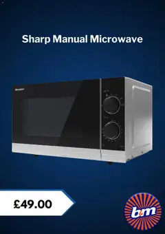 Preview of B&M - Black Friday valid from 03.11.2025 | Page: 8 | Products: Microwave