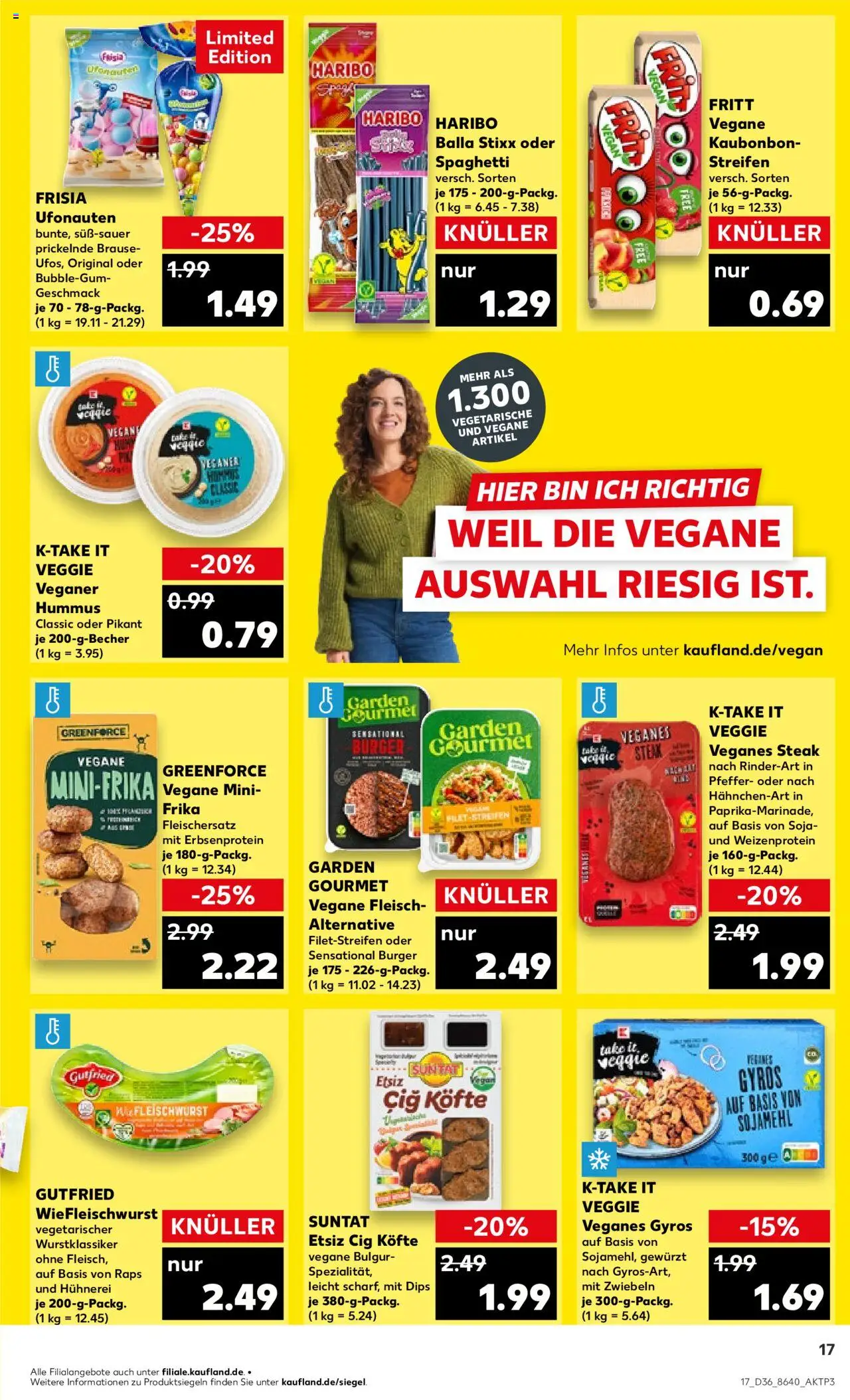 Kaufland prospekt Bremen	 - gültig ab dem 04.09.2025 | Seite: 17 | Produkte: Haribo, Gyros, Steak, Fleisch