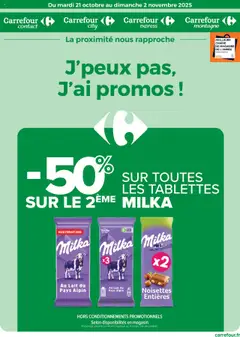 Carrefour City - Prévisualisation de Carrefour City catalogue J'peux pas, j'ai promos valide à partir de 21.10.2025