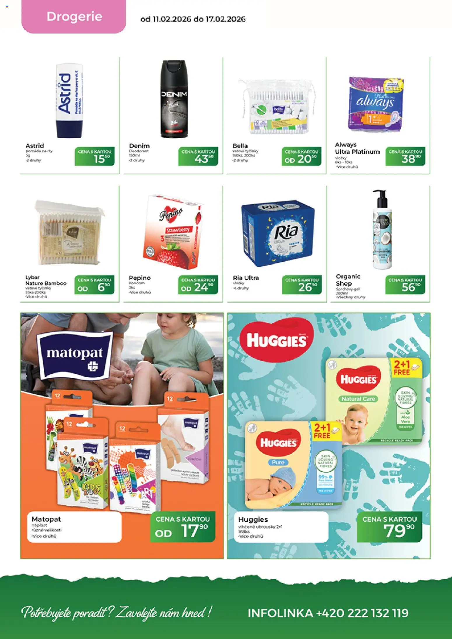 Tamda Foods leták od 11.02.2026 | Strana: 56 | Produkty: Sprchový gel, Tyčinky, Ubrousky, Drogerie