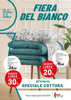 Anteprima del volantino Iper Fiera del bianco catalogo valido a partire dal 27.12.2025