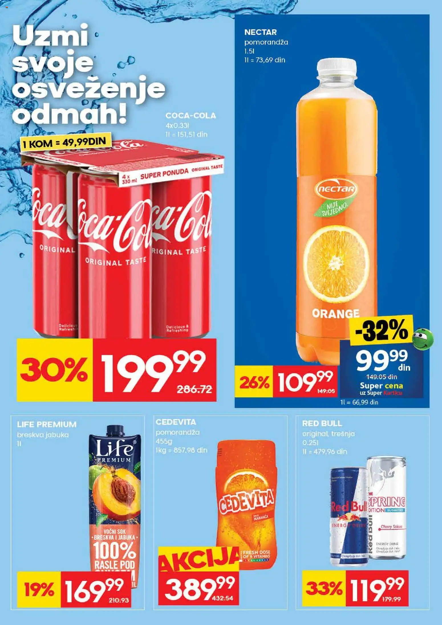 Roda katalog - važi od 09.04.2026 | Strana: 25 | Proizvode: Cedevita, Sok, Red Bull, Breskva