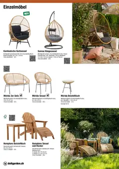 DO IT+GARDEN MIGROS Aktionen Gartenmöbel ab 26.02.2024 | Seite: 22 | Produkte: Hocker, Sessel, Korb, Beistelltisch