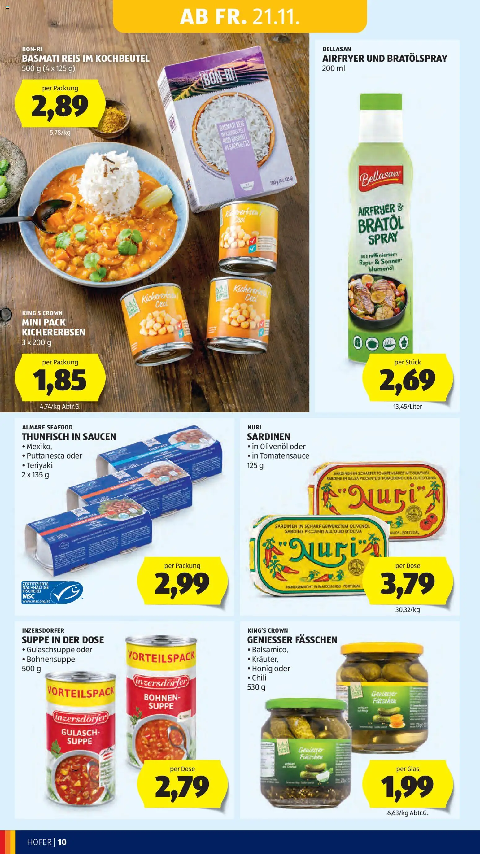 Hofer - Black Friday gültig ab 21.11.2025 | Seite: 12 | Produkte: Chili, Reis