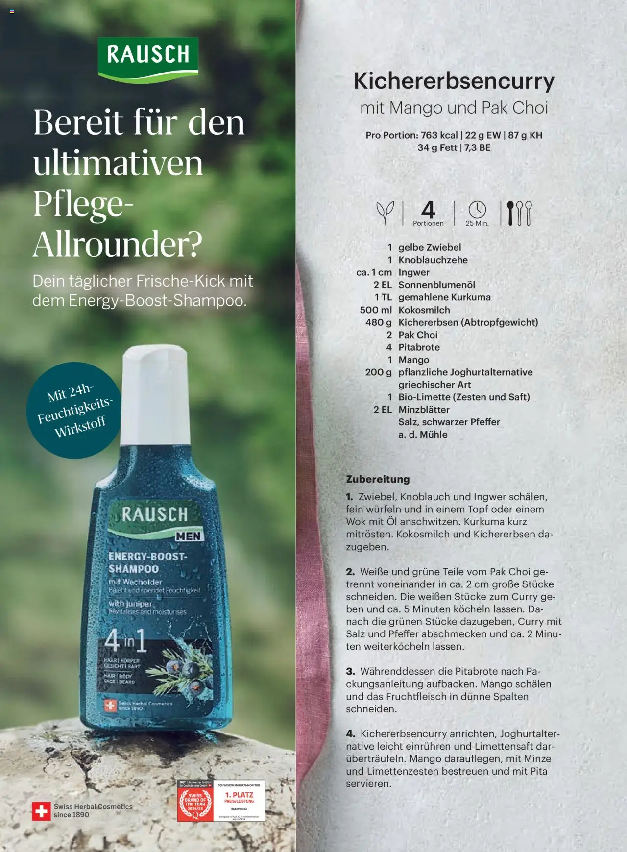 Billa Frisch Gekocht gültig ab 01.10.2025 | Seite: 164 | Produkte: Pfeffer, Mühle, Shampoo, Öl