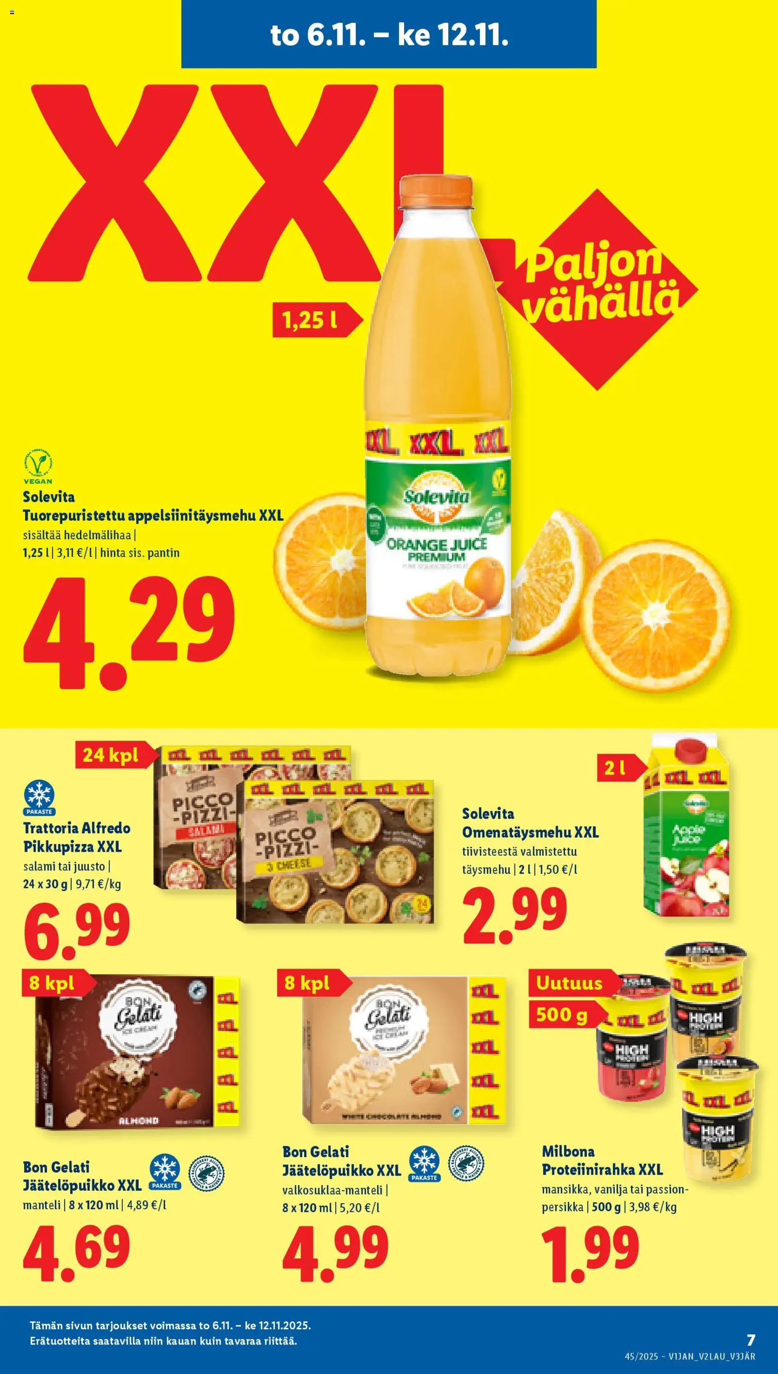 Lidl - Black Friday – voimassa 06.11.2025 alkaen | Sivu: 9 | Tuotteet: Juusto, Persikka, Salami