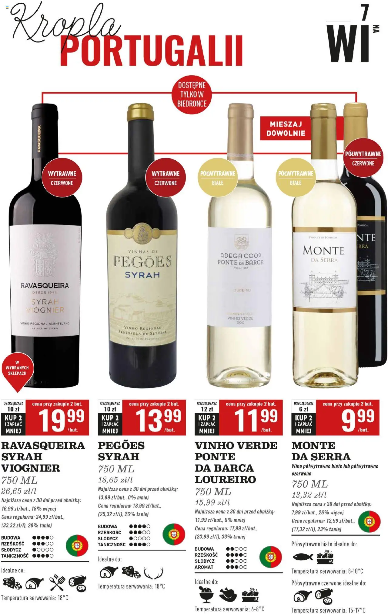 Biedronka gazetka - Czas na toast od 28.07.2025 | Strona: 9 | Produkty: Wino