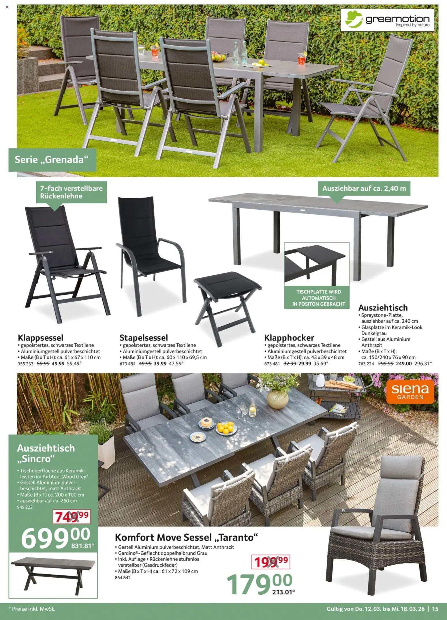 Selgros  Non Food – gültig ab 12.03.2026 | Seite: 15 | Produkte: Sessel