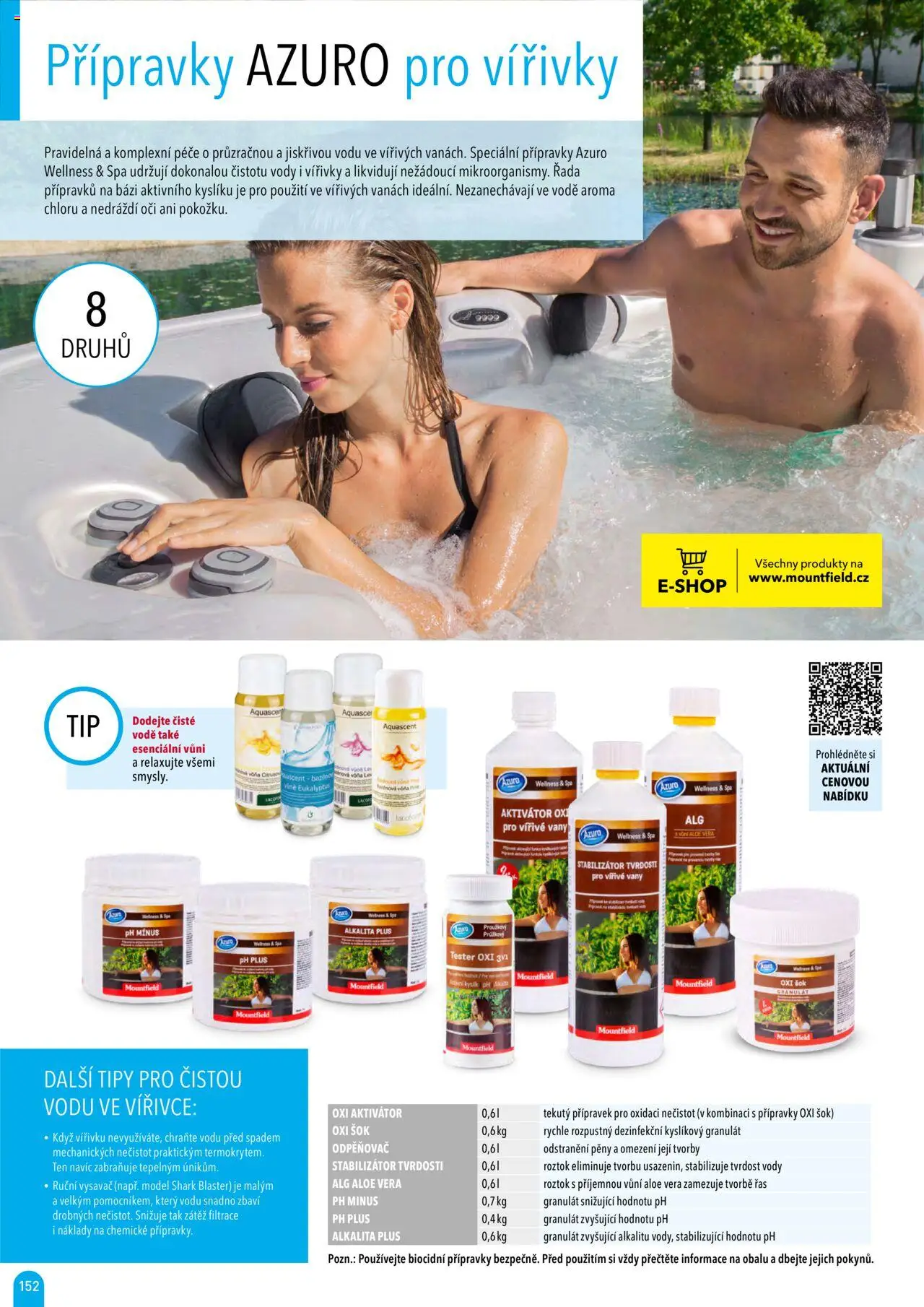 Mountfield katalog 2025 od 16.04.2025 | Strana: 152 | Produkty: Voda, Eukalyptus, Vysavač, Aloe vera