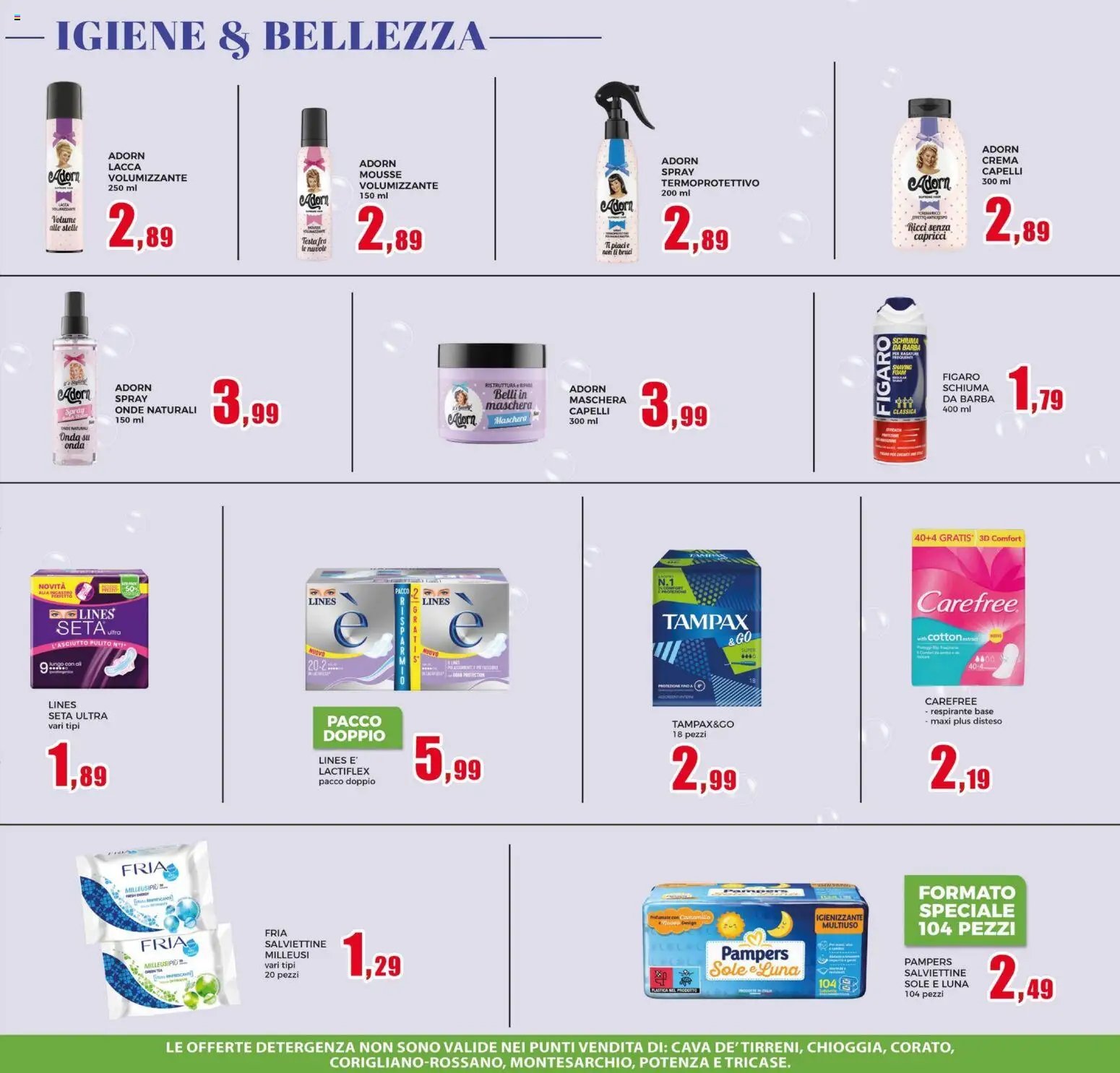 Volantino Happy Casa del 21.01.2026 | Pagina: 23 | Prodotti: Crema, Maschera, Lacca, Pampers