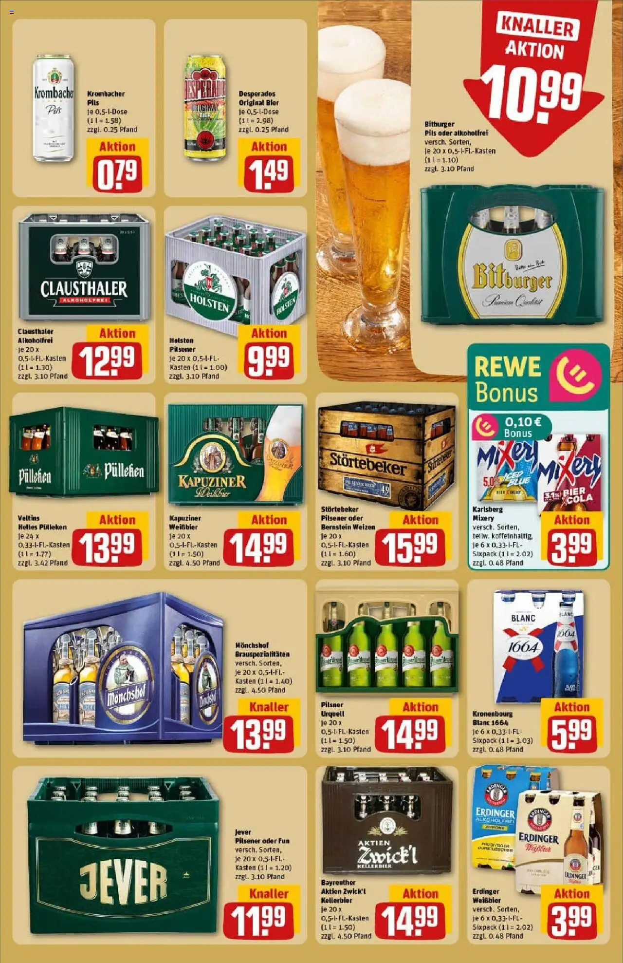 Rewe prospekt Wernigerode	 - gültig ab dem 22.06.2025 | Seite: 19 | Produkte: Bier, Jever, Mixery, Veltins