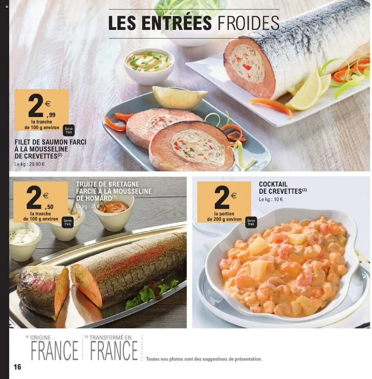  | Page: 16 | Produits: Filet de saumon, Saumon