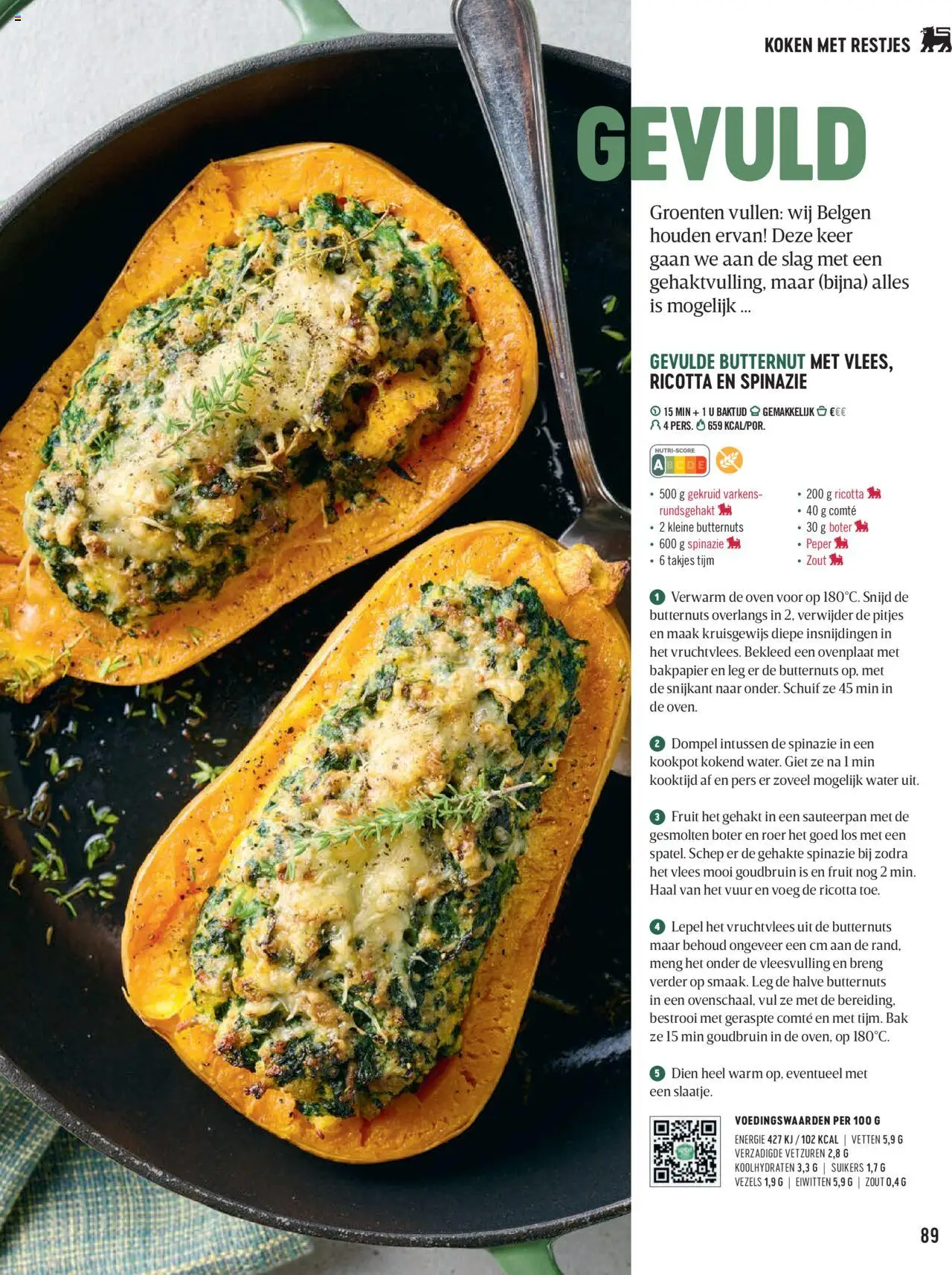 {H1} | Pagina: 89 | Producten: Oven, Ricotta, Fruit, Schep