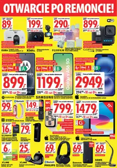 Pogląd oferty "Mediaexpert promocje - Otwarcie po remoncie Gdynia" - ważna od 02.04.2026 | Strona: 4 | Produkty: Karta, Karta pamięci, Powerbank, Lampa