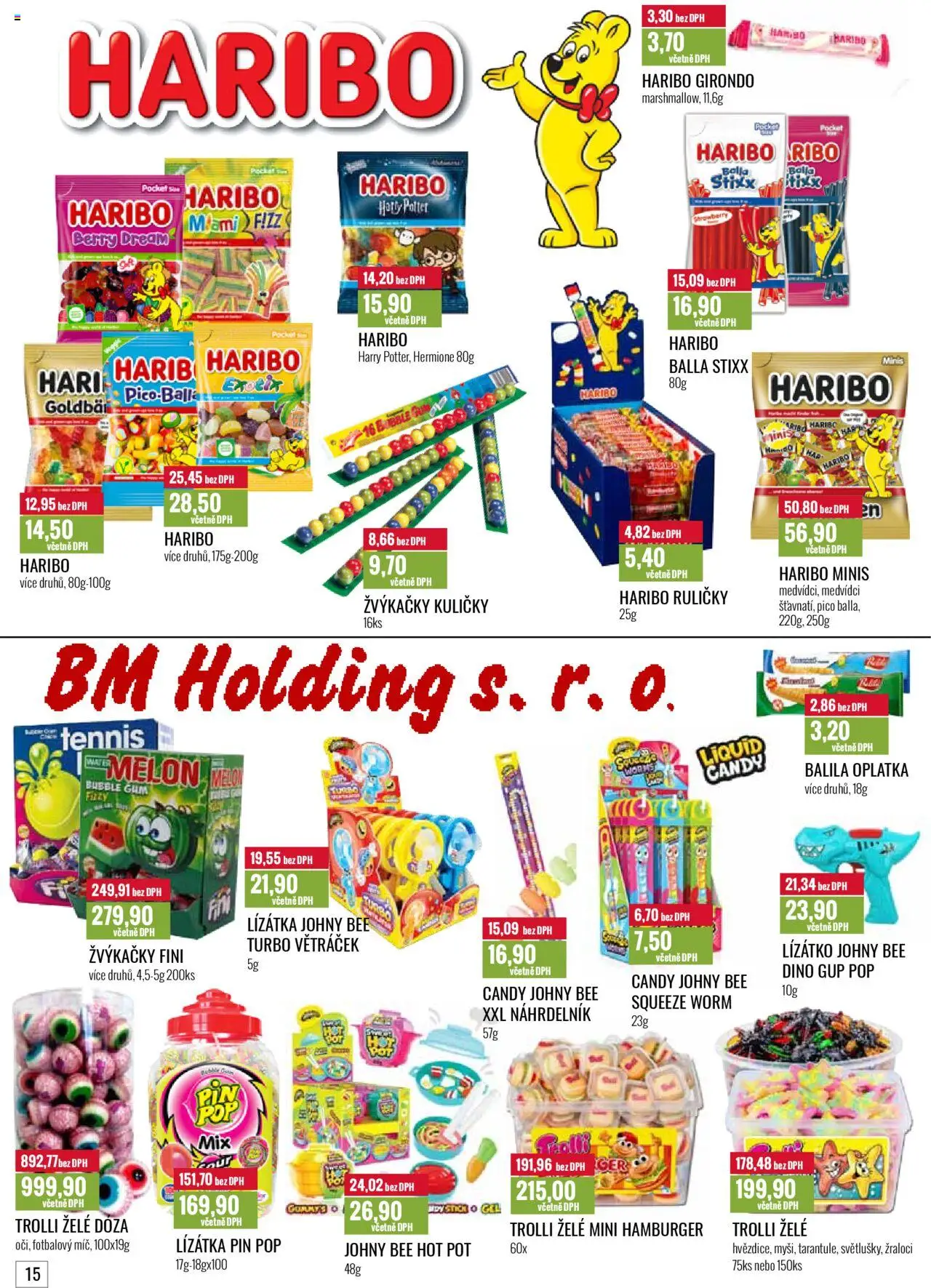 Ratio leták od 01.10.2025 | Strana: 16 | Produkty: Dóza, Haribo, Harry Potter, Kuličky