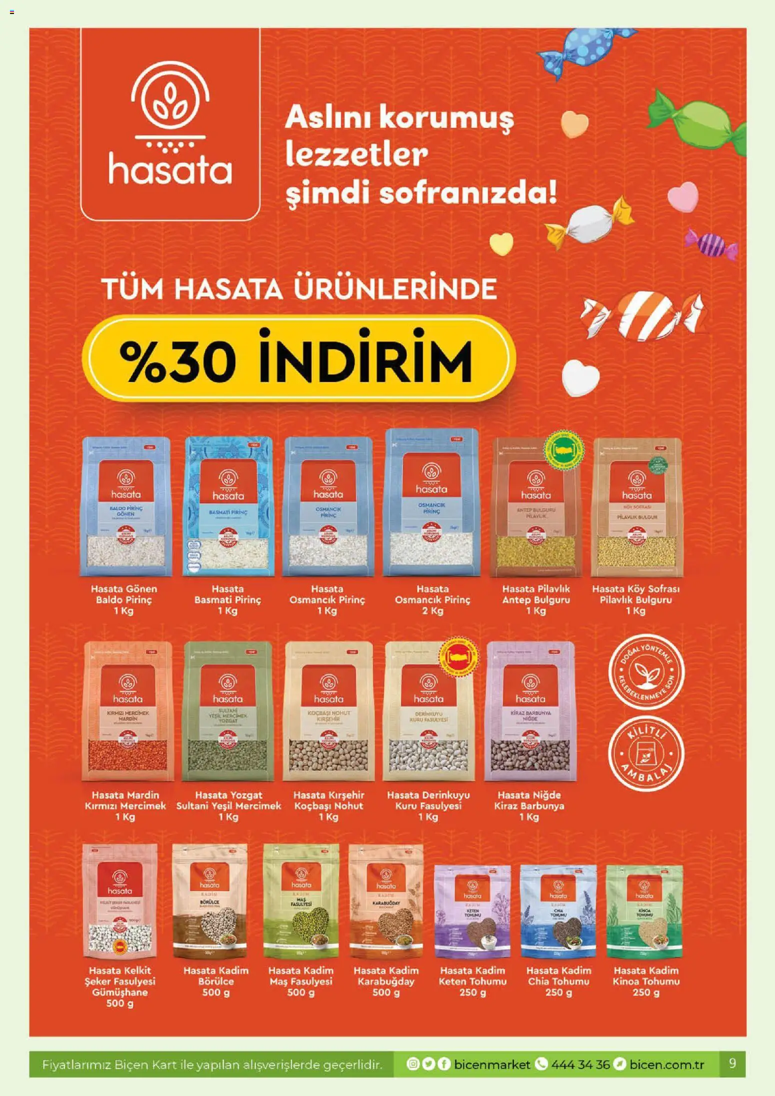 Biçen Market Katalog - 11.03.2026 tarihinden itibaren geçerlidir | Sayfa: 9