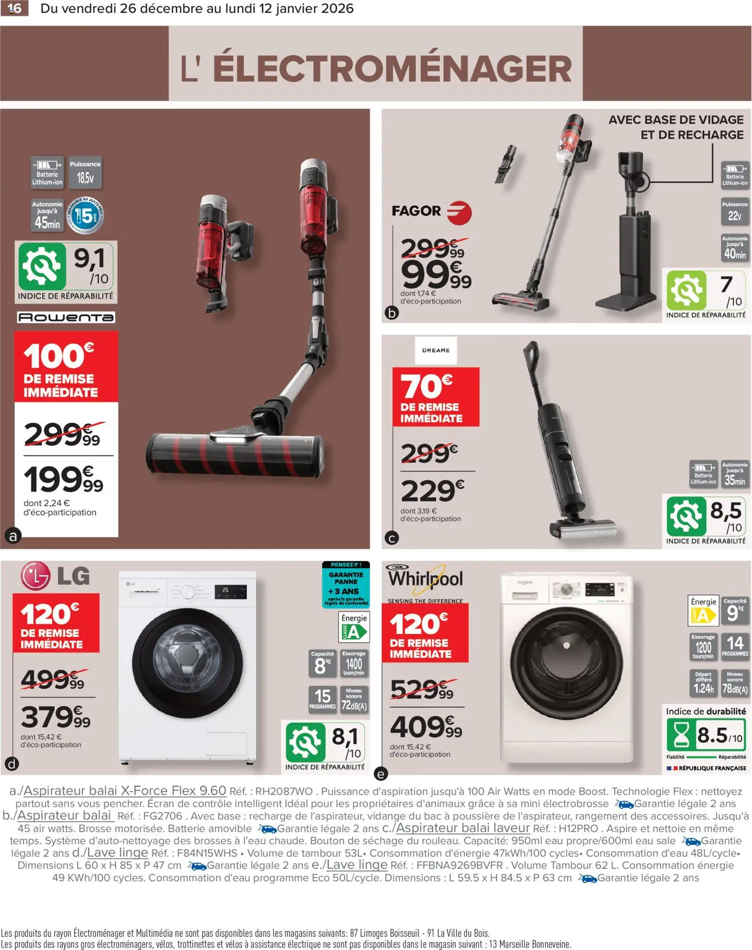 {H1} | Page: 18 | Produits: Base, Balai, Batterie, Thé