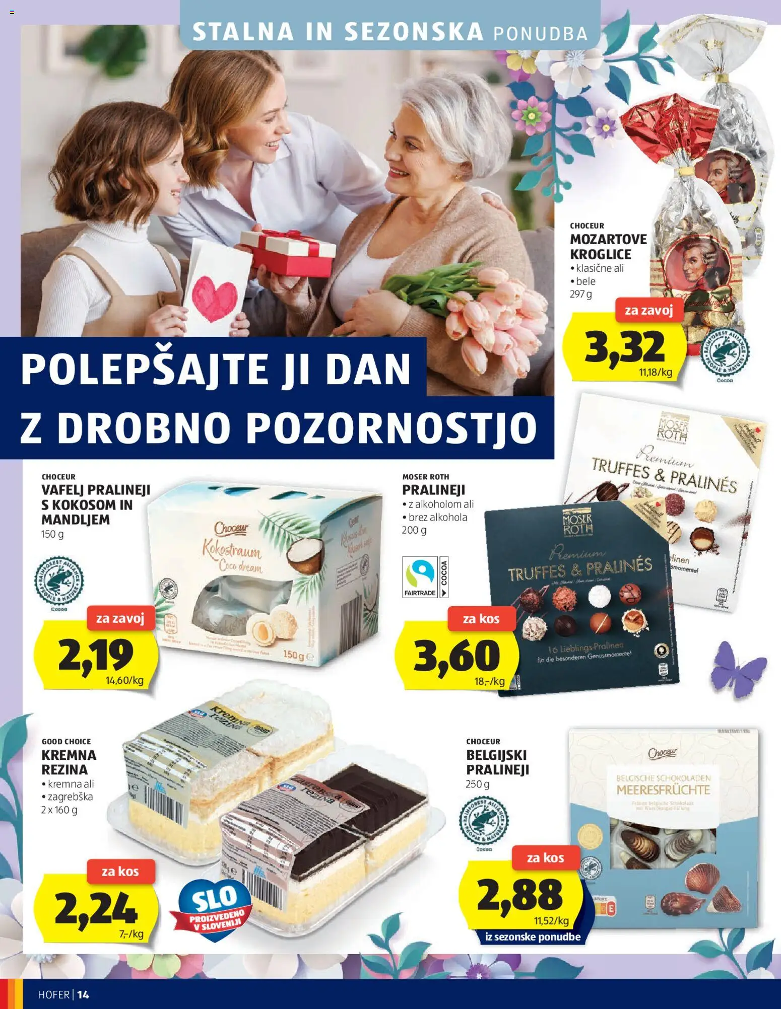 Novi Hofer katalog katalog ponudbe – veljaven od 19.03.2026 | Stran: 14 | Izdelki: Kos
