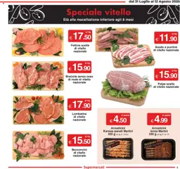 Volantino Sì con Te del 31.07.2025 | Pagina: 5 | Prodotti: Vitello, Arrosticini