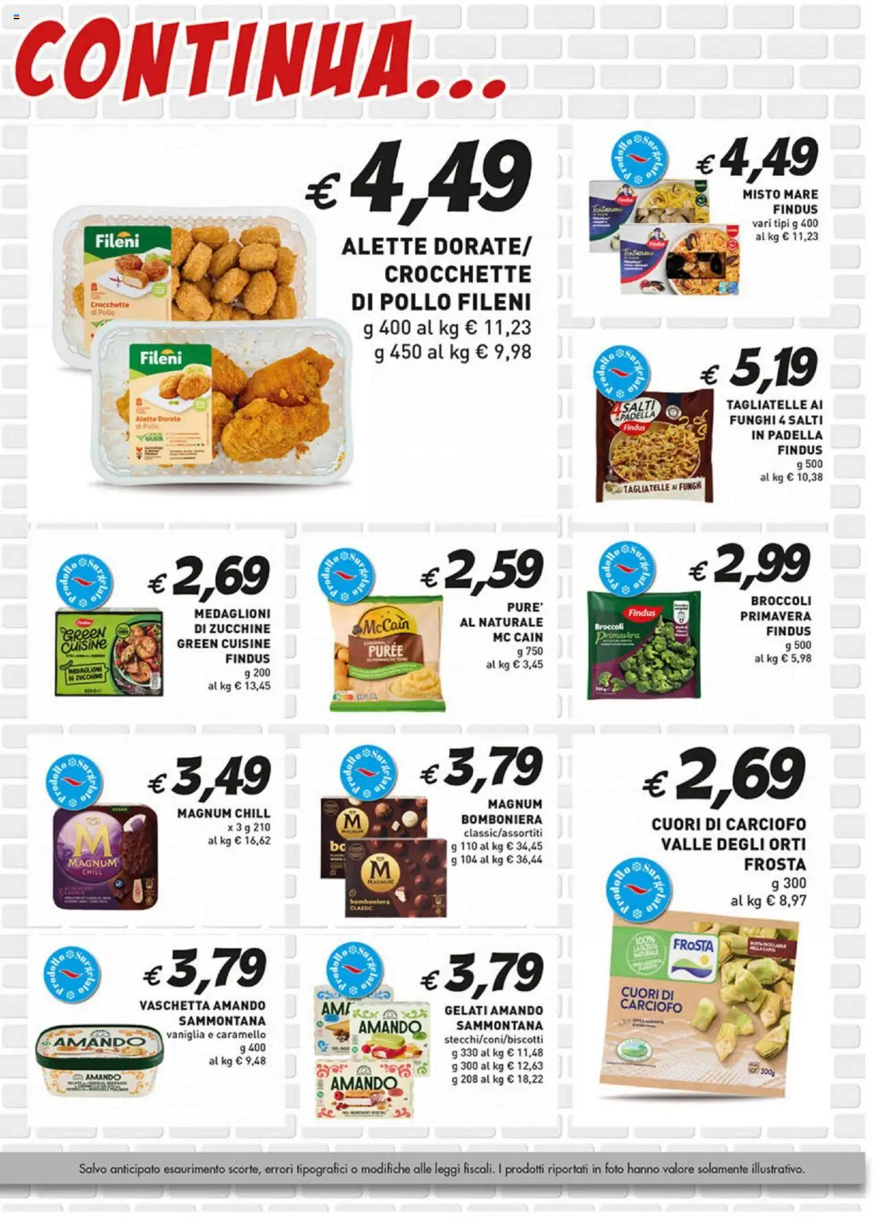 Volantino Coal del 09.10.2025 | Pagina: 3 | Prodotti: Tagliatelle, Funghi, Crocchette, Broccoli