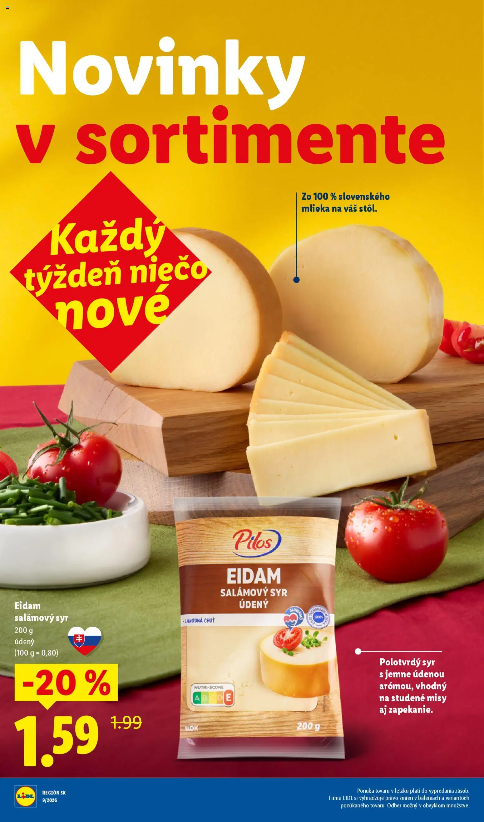 Nové Lidl akcie – leták je platný od 23.02.2026 | Strana: 30 | Produkty: Syr, Eidam