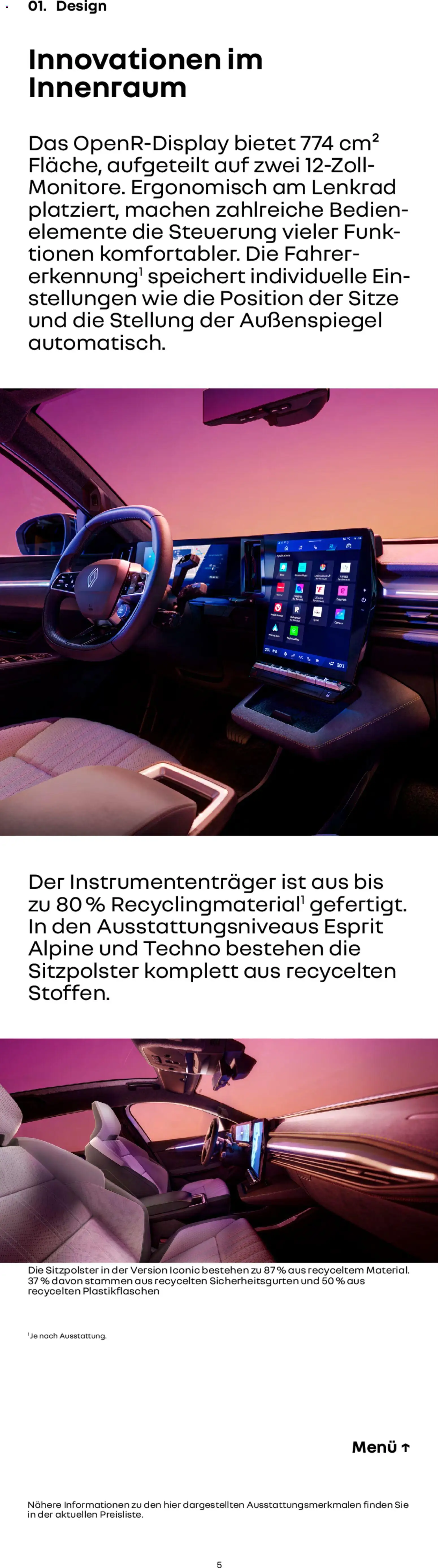 Renault Scenic E-Tech – gültig ab 15.01.2026 | Seite: 5