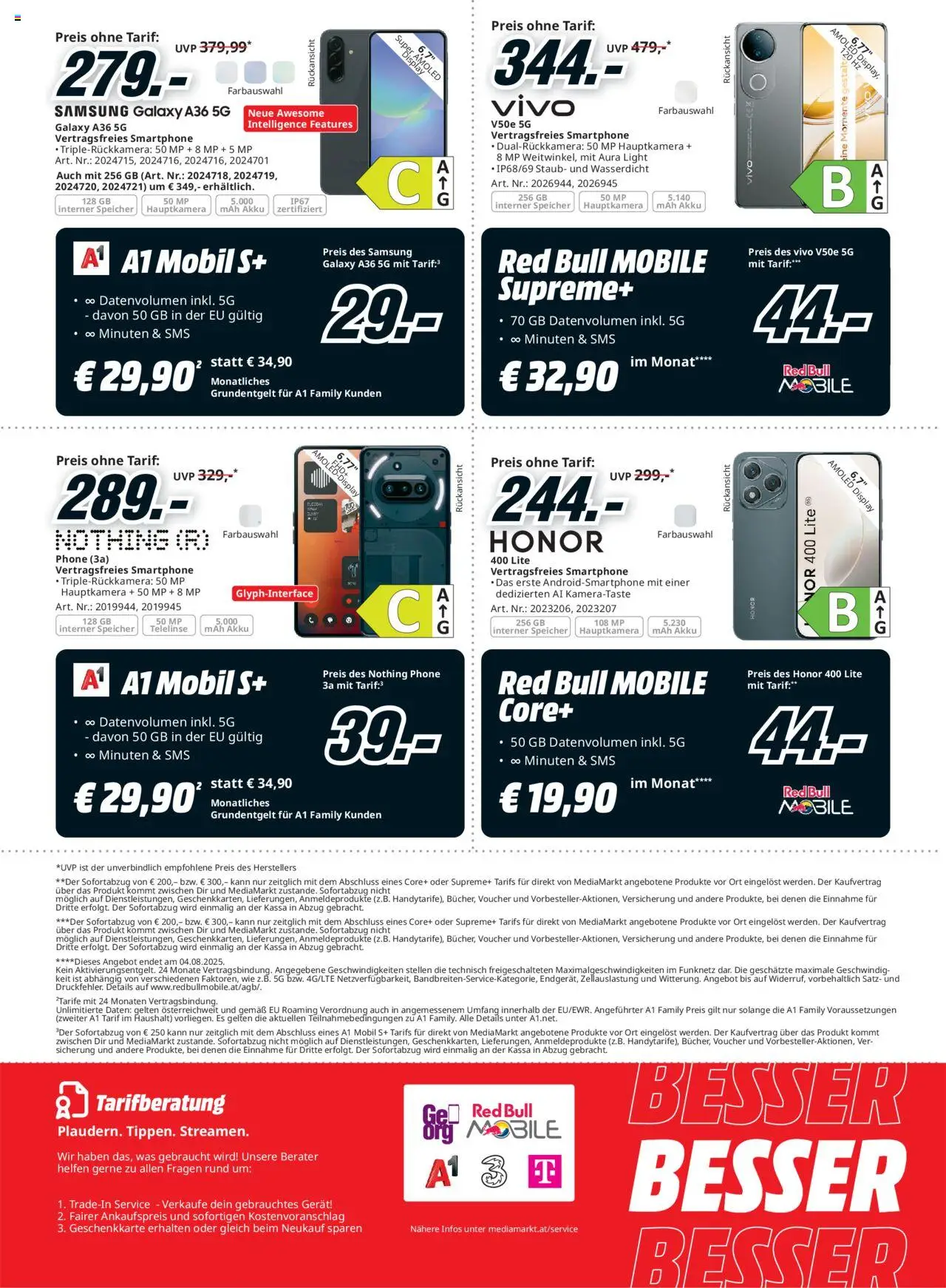 Media Markt Angebote gültig ab 30.07.2025 | Seite: 3 | Produkte: Smartphone, Samsung