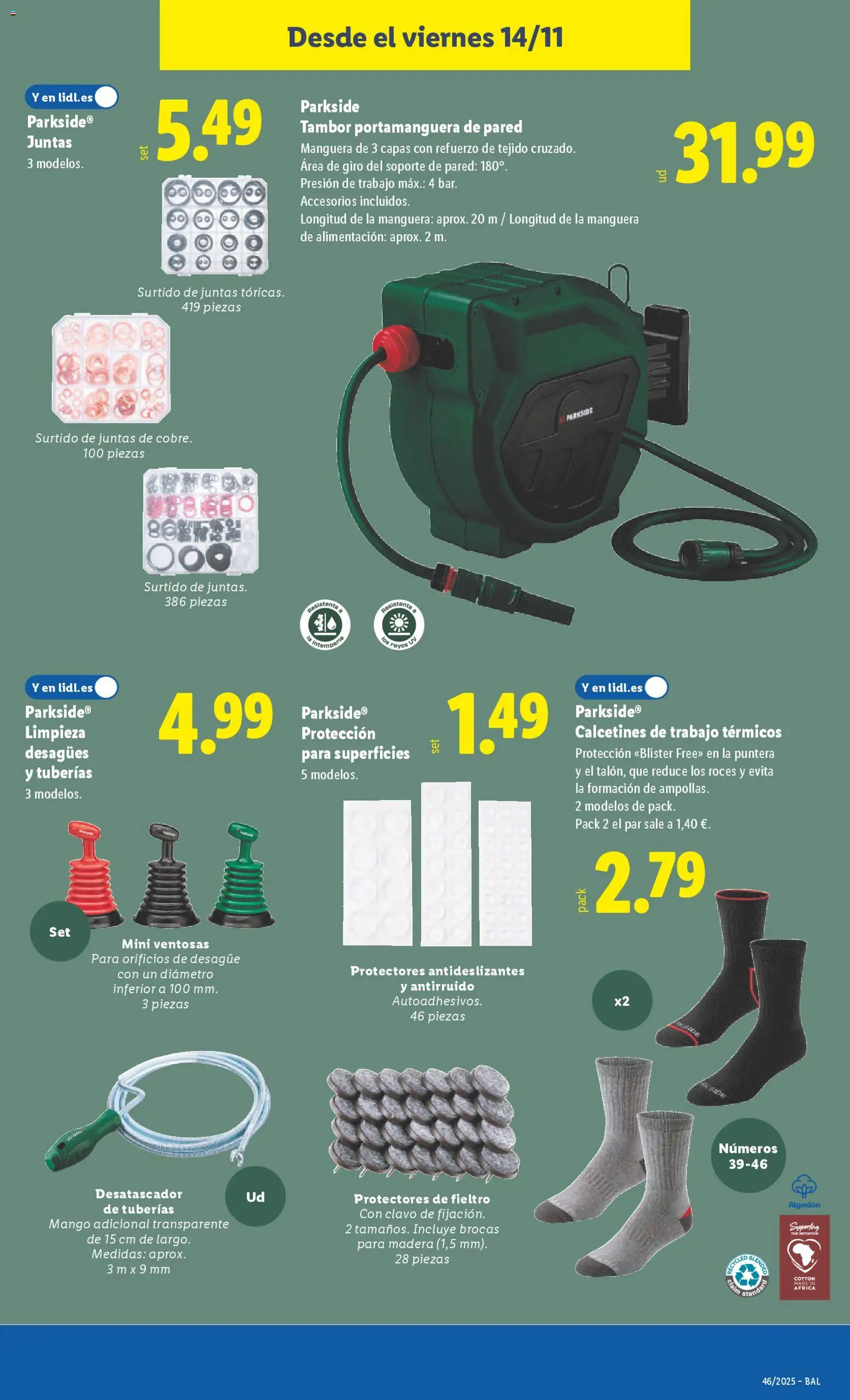 Lidl folleto de bazar │ válido desde el 10.11.2025 | Página: 23 | Productos: Manguera, Ρούτερ