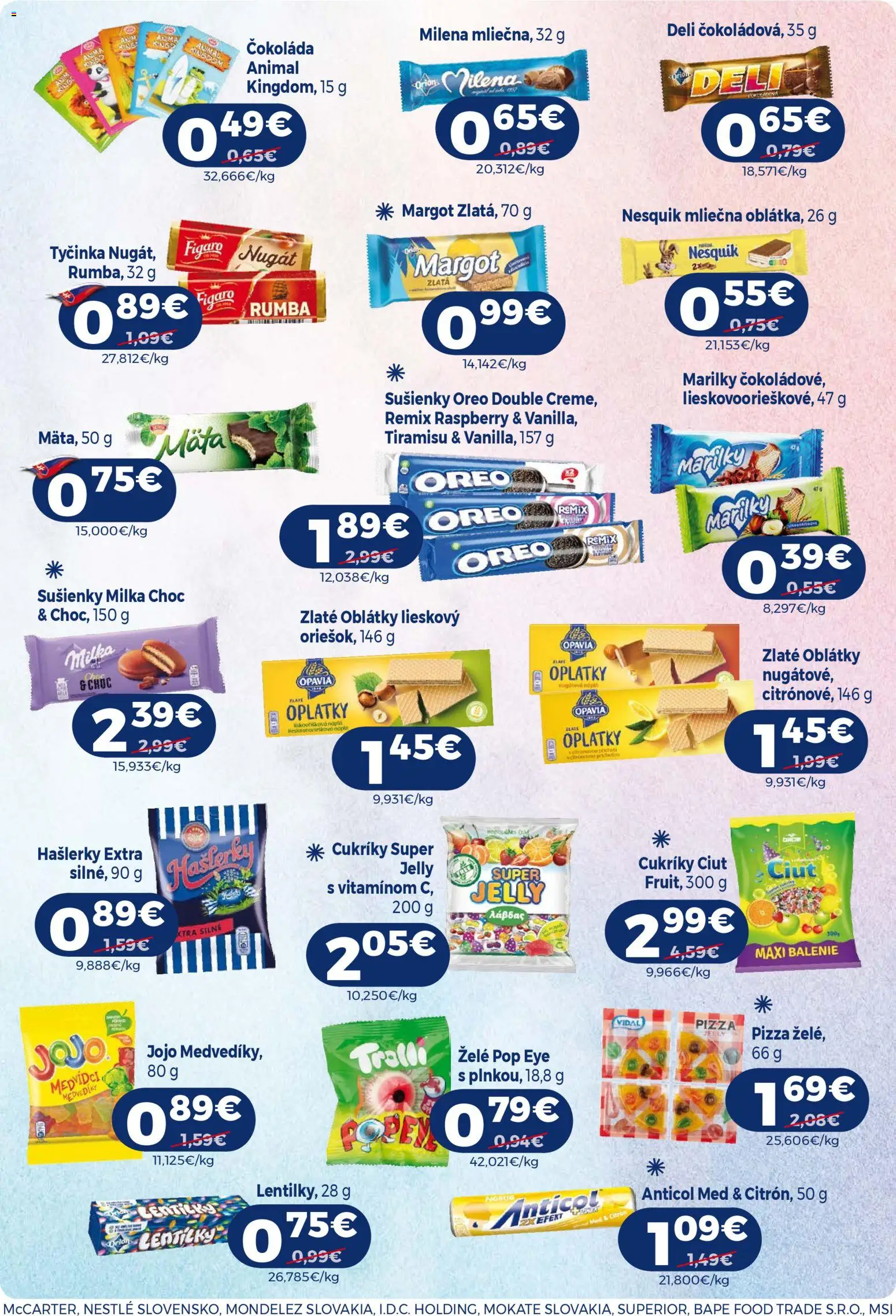 Nové Milk Agro akcie – leták je platný od 04.02.2026 | Strana: 8 | Produkty: Cukríky, Milka, Med, Nesquik