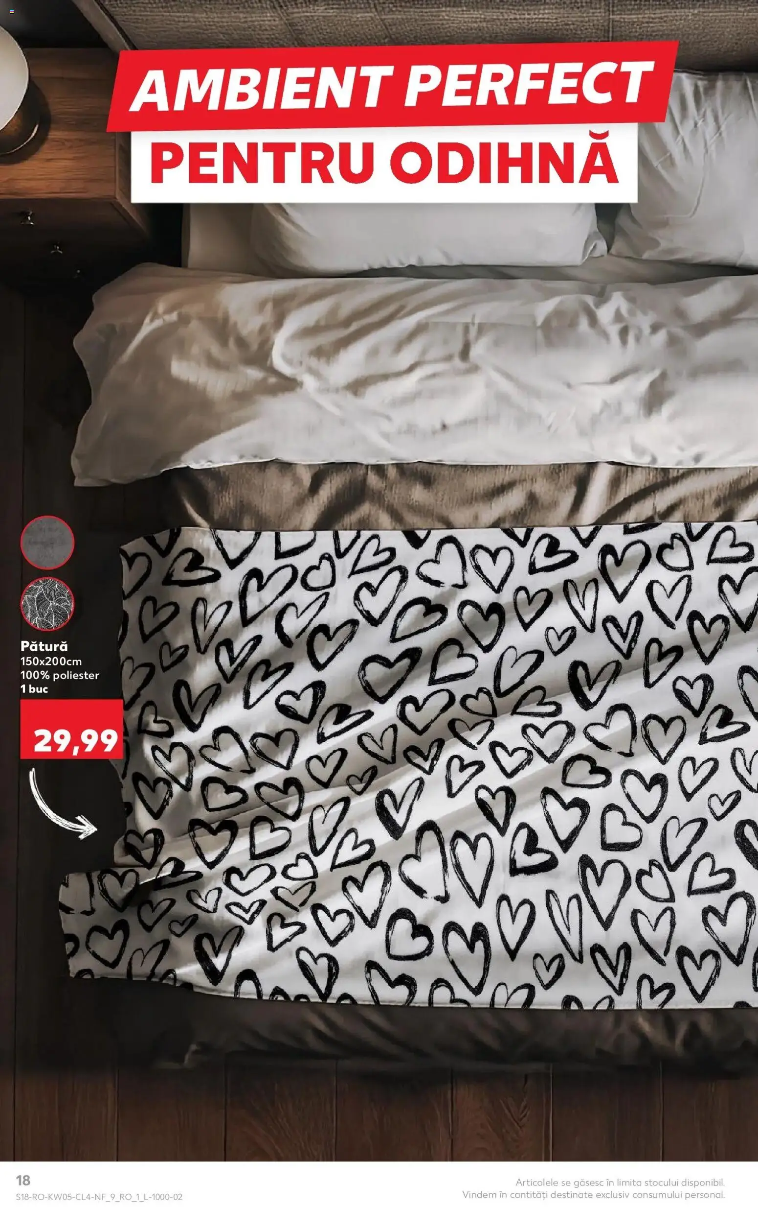 Noul catalog Kaufland – valabil de la 28.01.2026 | Pagină: 18 | Produse: Pătură