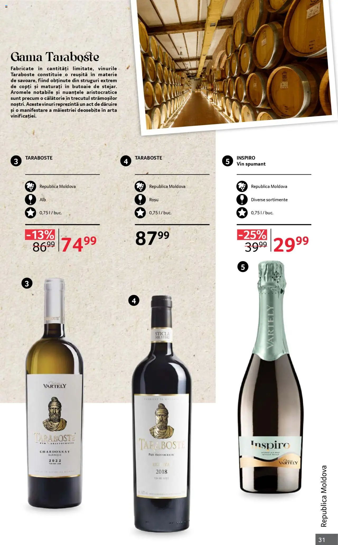 Noul catalog Selgros – valabil de la 01.10.2025 | Pagină: 31 | Produse: Struguri, Vin