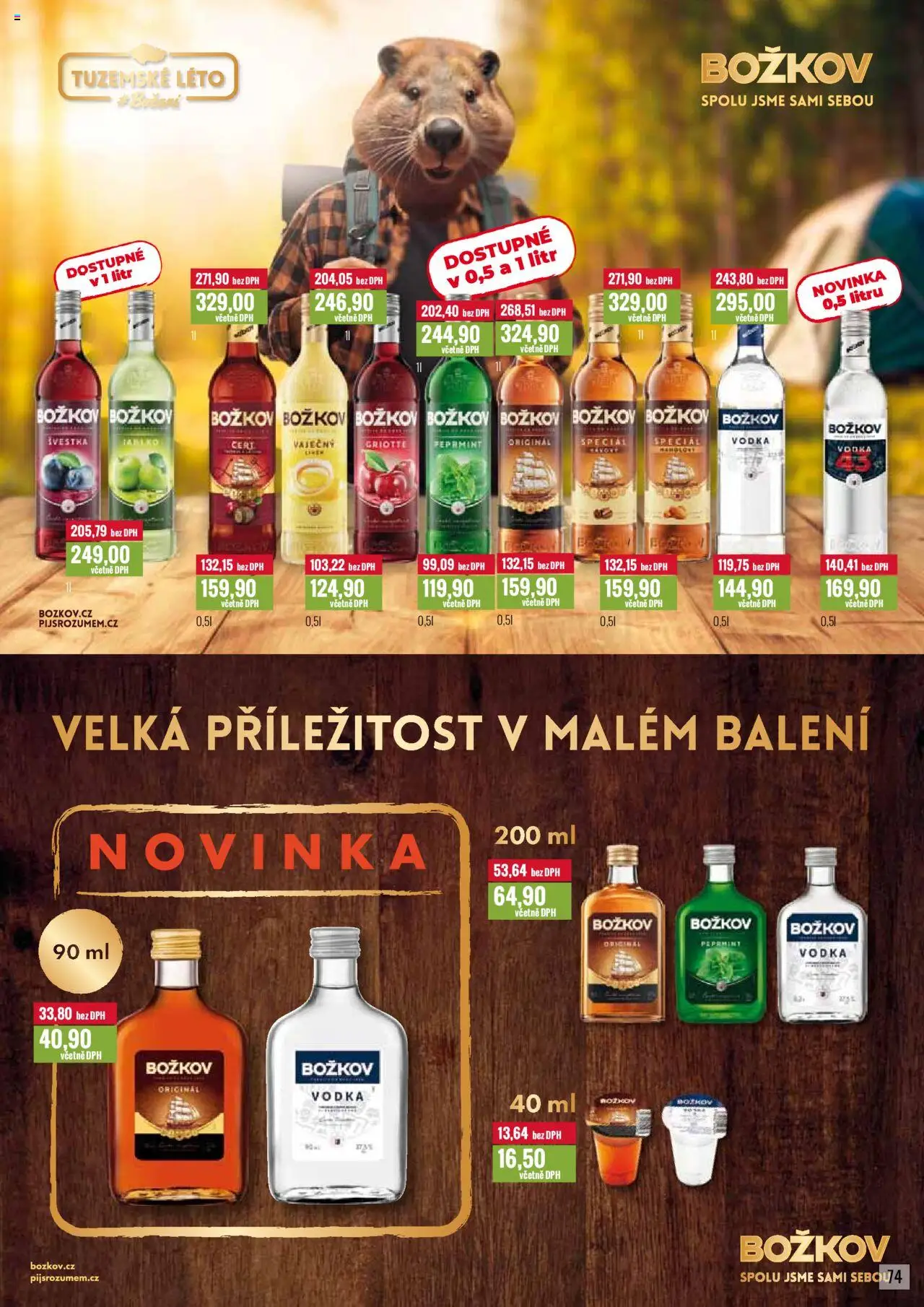 Ratio leták od 01.08.2025 | Strana: 75 | Produkty: Vodka, Božkov, Božkov originál