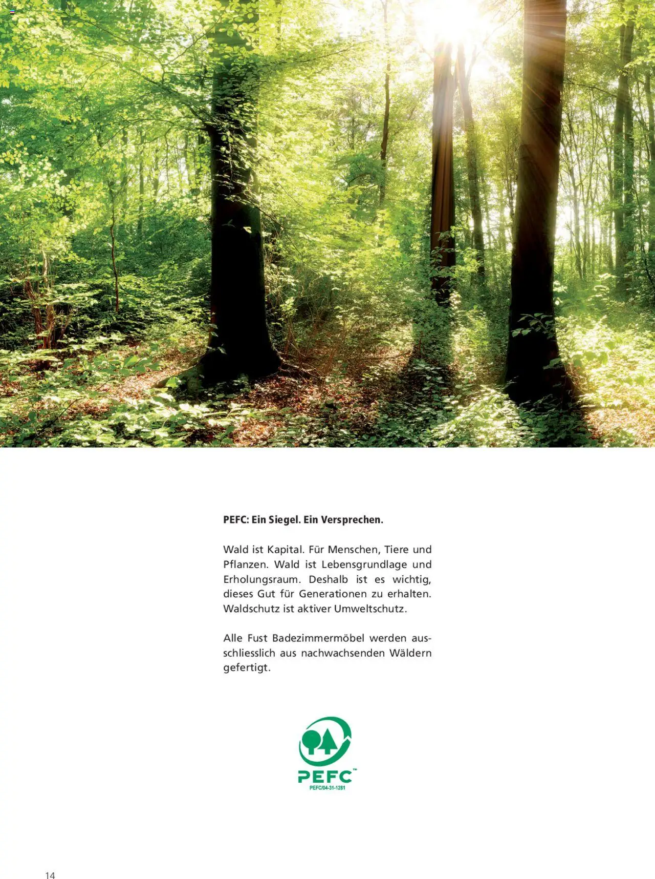Fust Badezimmermagazin ab 05.05.2025 | Seite: 14