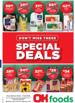 OK Foods specials catalogue – valid from 15.04.2026