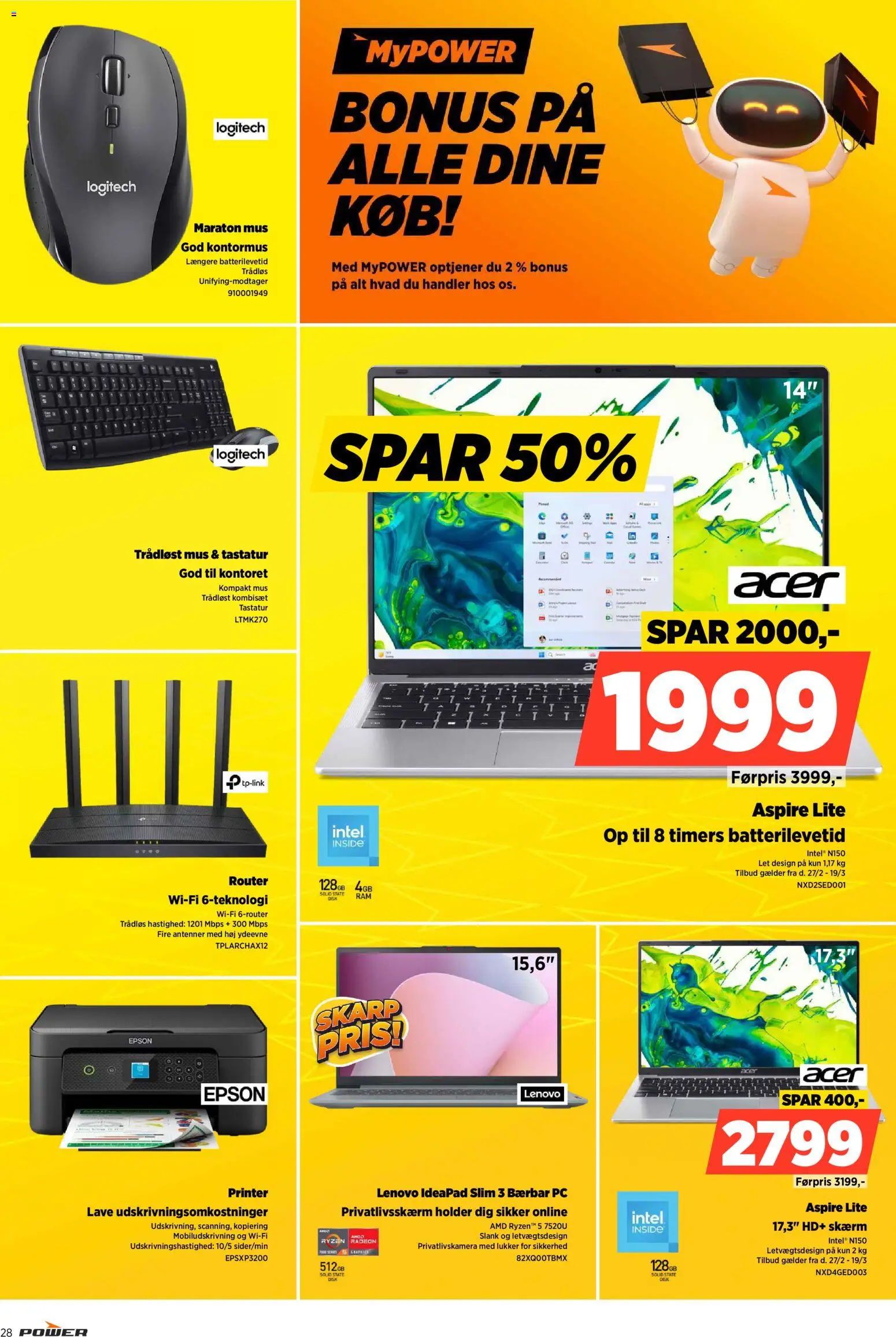 🛍️ Power - Tilbudsavis fra 13/03/2026 » Se eksklusive tilbud og spar penge i dag! 💰 | Danmark