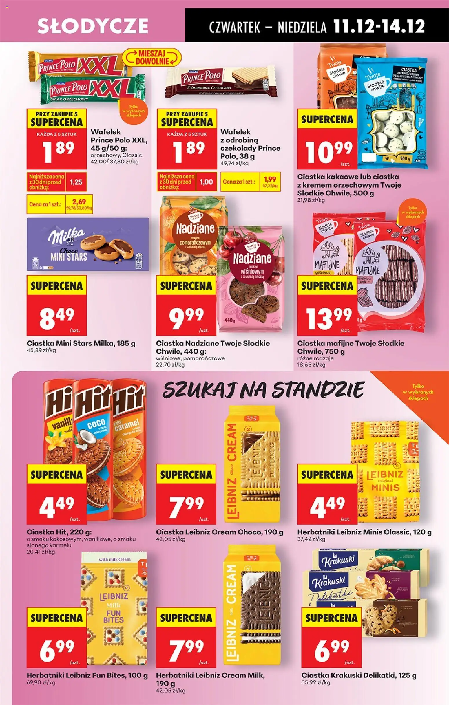 Biedronka gazetka - Oferta w tym tygodniu od 11.12.2025 | Strona: 61 | Produkty: Czekolady, Milka, Herbatniki, Ciastka kakaowe