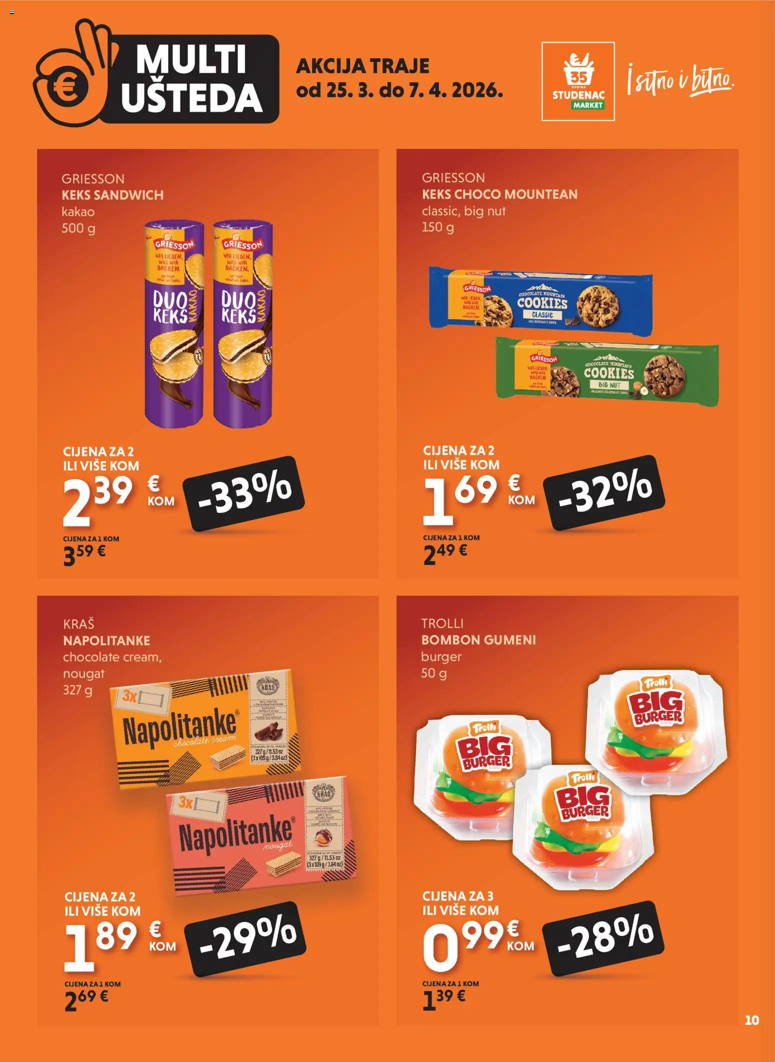 Studenac katalog | vrijedi od 25.03.2026 | Stranica: 10