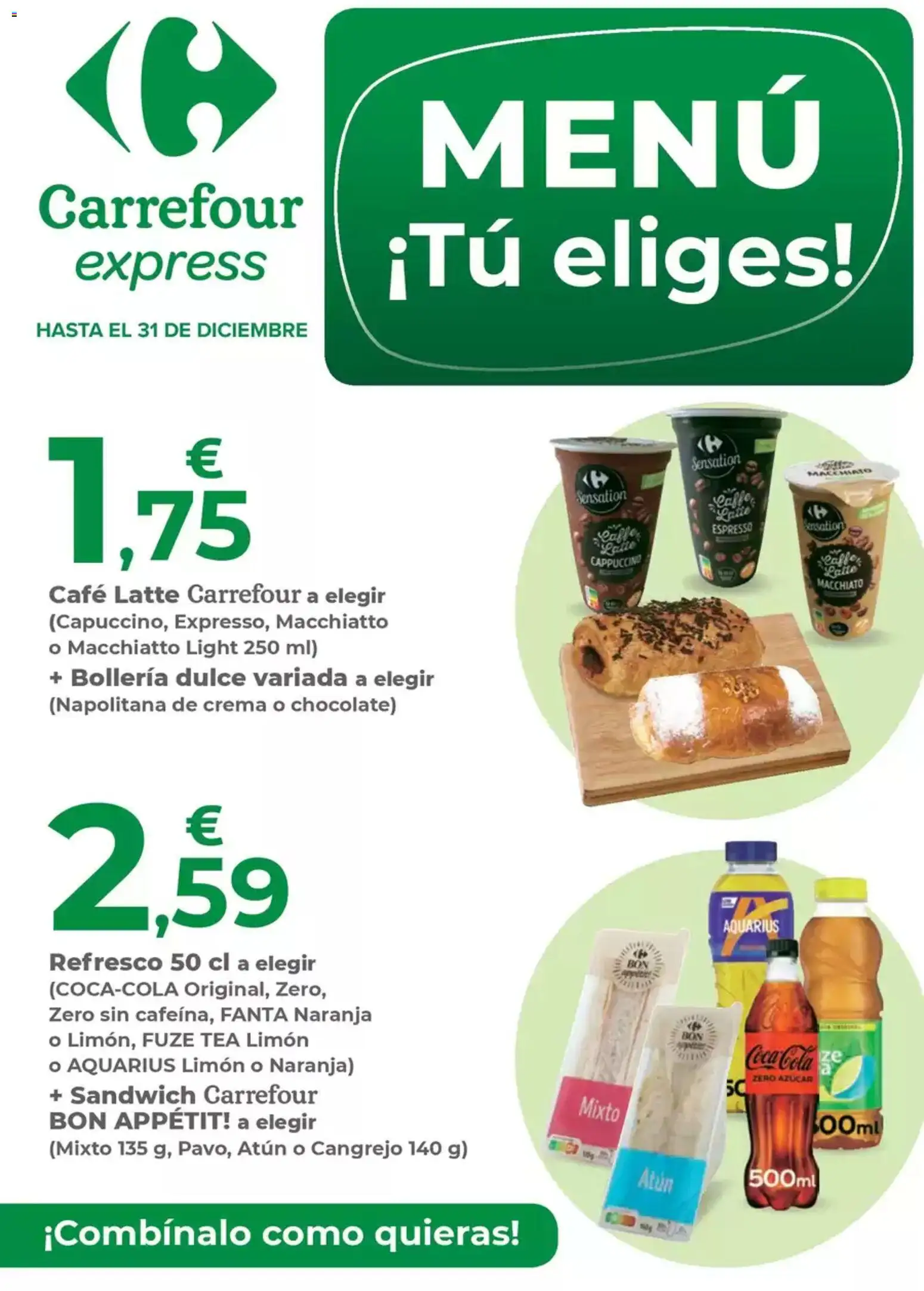 Carrefour Express folleto │ válido desde el 17.02.2026 | Página: 1 | Productos: Café, Chocolate, Crema