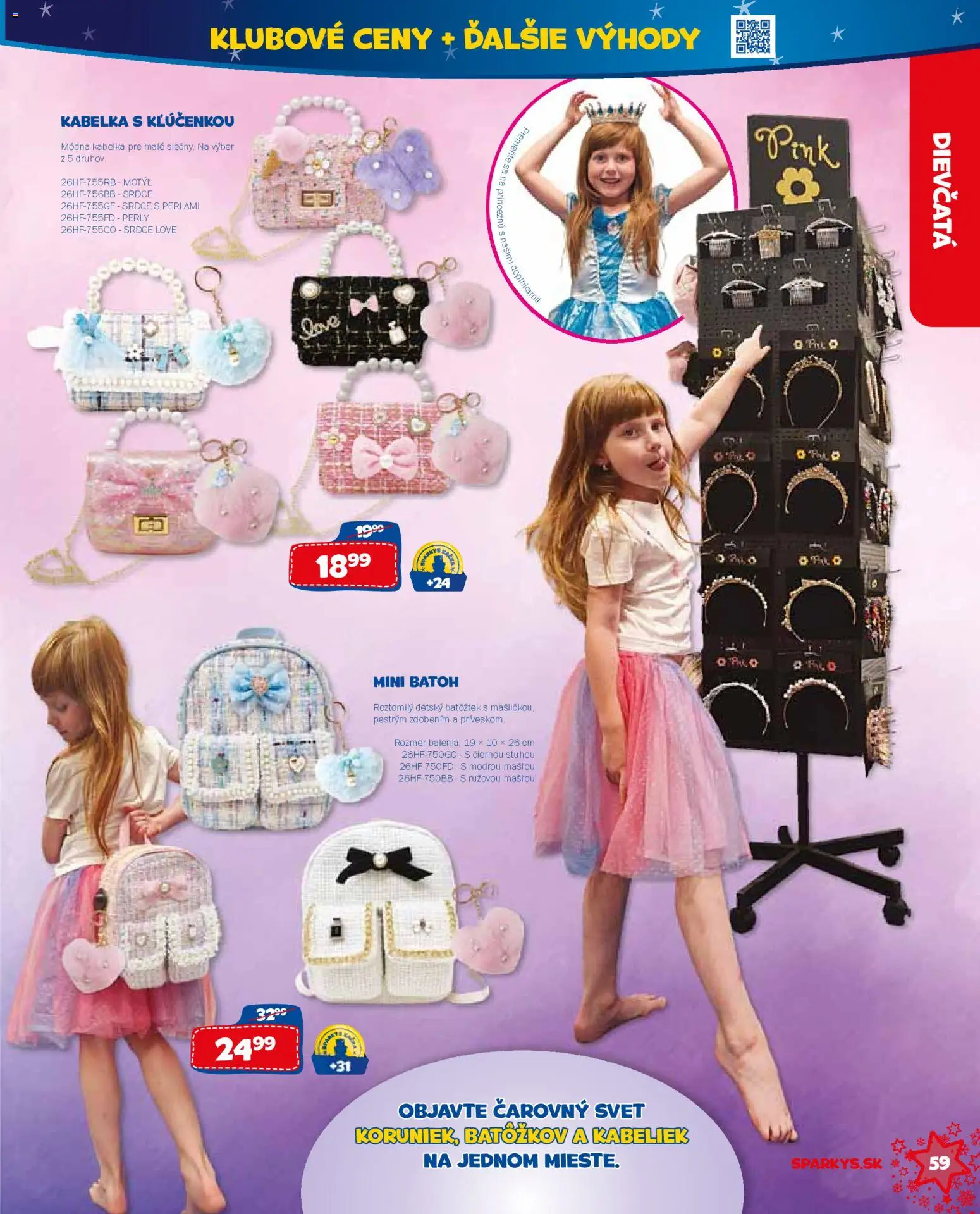 Nové ALLTOYS akcie – leták je platný od 19.11.2025 | Strana: 59 | Produkty: Kabelka, Batoh