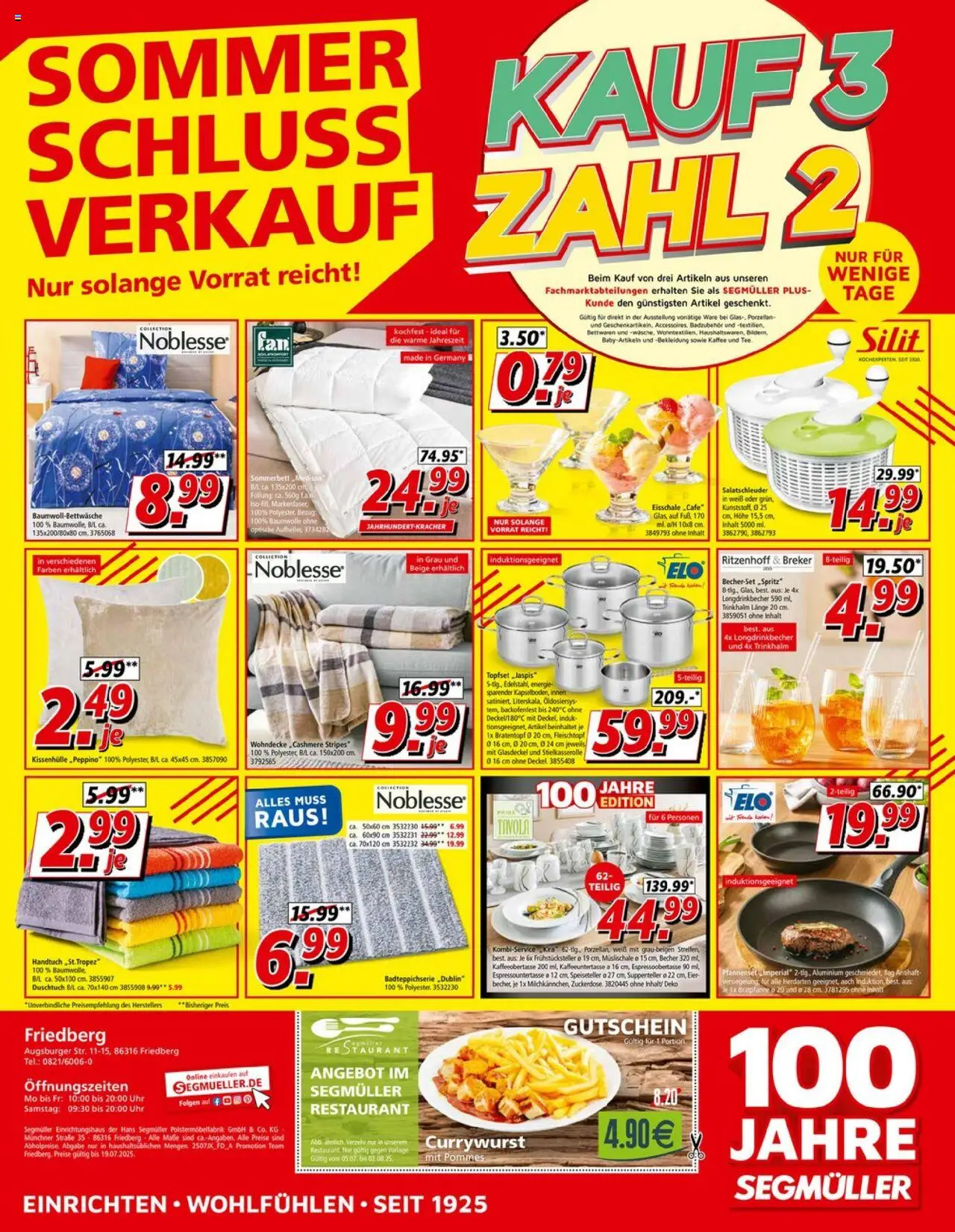 Segmüller Prospekt 	 - gültig ab dem 05.07.2025 | Seite: 6 | Produkte: Eier, Kaffee, Pommes, Bekleidung