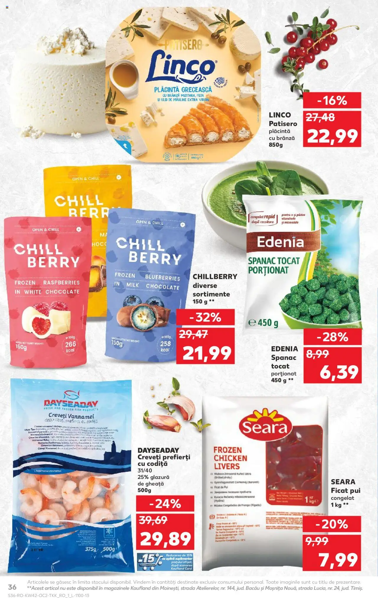 Kaufland RO akciós ujság - amely érvényes a következő dátumtól: 15.10.2025 | Oldal: 36