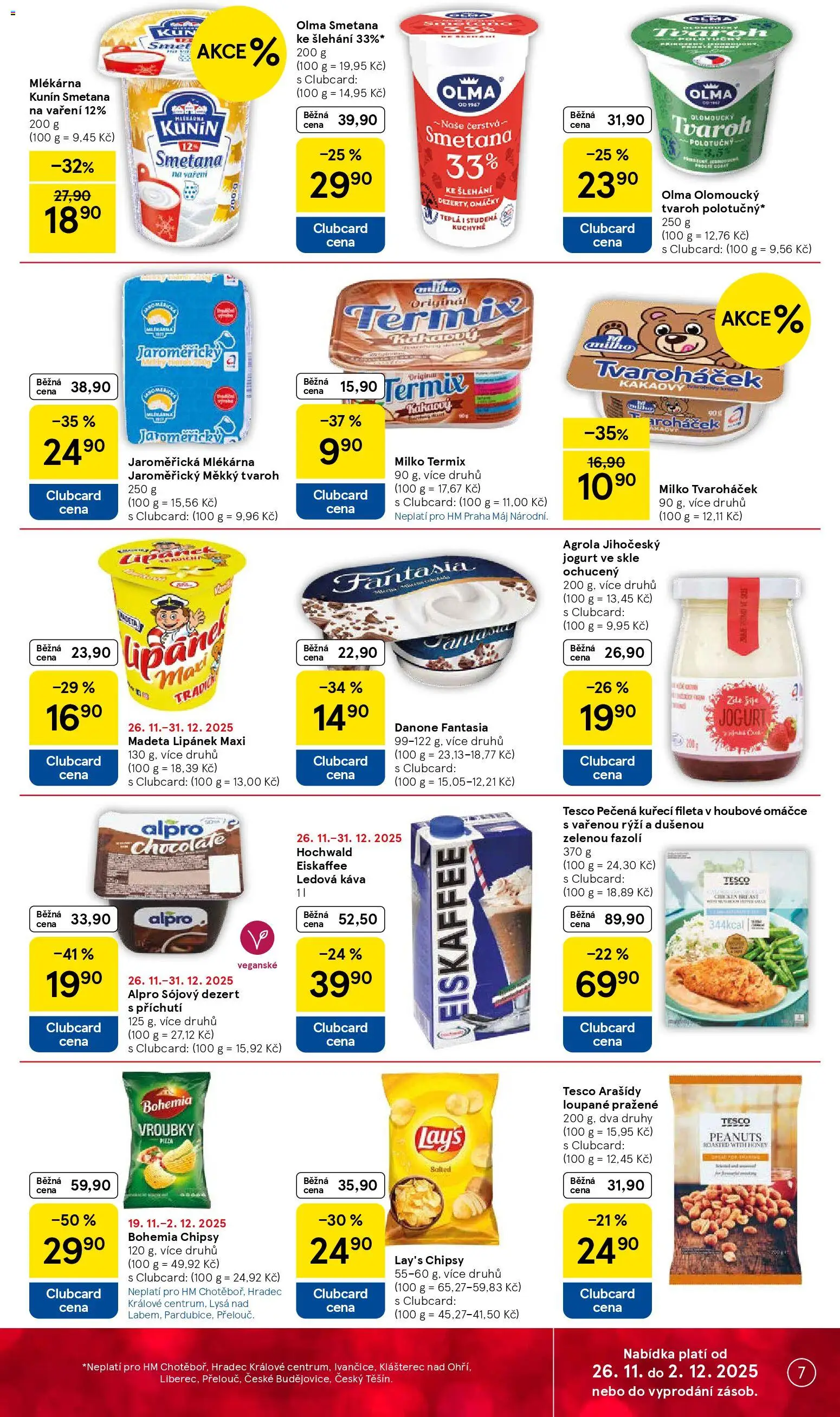 Tesco Black Friday od 26.11.2025 | Strana: 7 | Produkty: Lipánek, Smetana, Rýži, Kuchyně